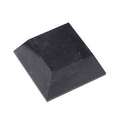 4-1/2" Jet Black Tapered Cube Base